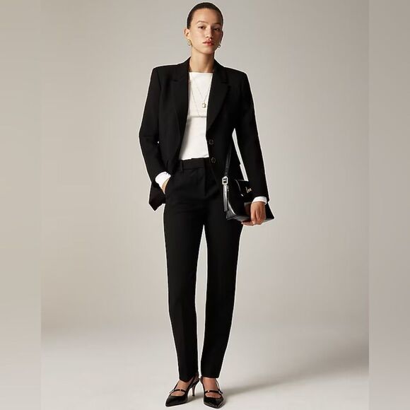 NWT J CREW New Cameron pant in four-season stretch in black - Picture 6 of 9